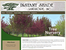 Tablet Screenshot of instantshadelandscape.com